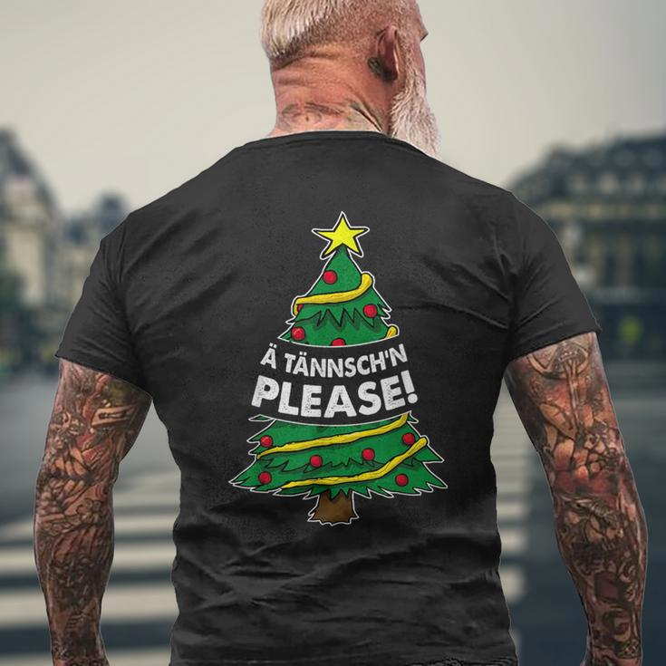 Ä Tännsch'n Please Lustiges Weihnachts T-Shirt mit Rückendruck Geschenke für alte Männer