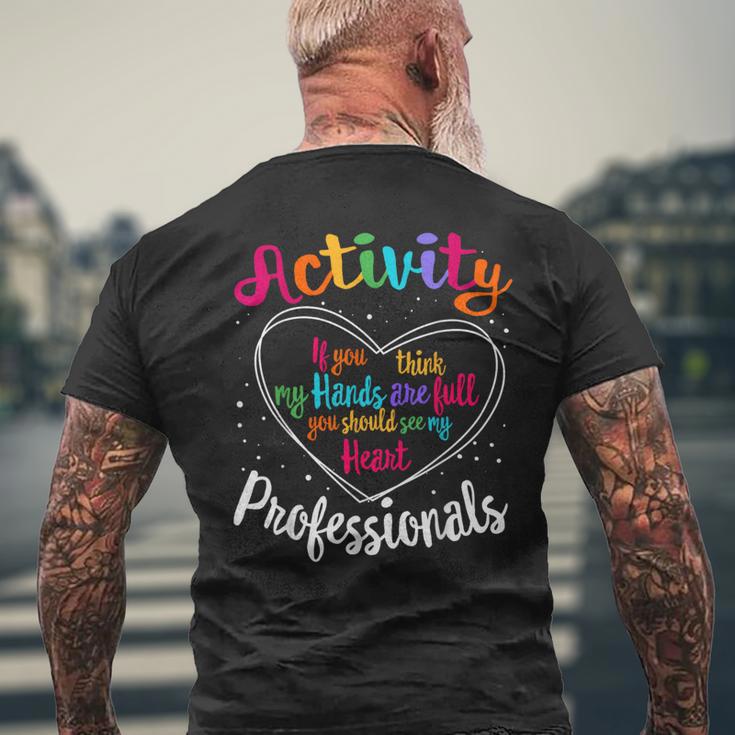 Activity Professionals Assistant Squad Team Week Director Men's T-shirt Back Print Gifts for Old Men