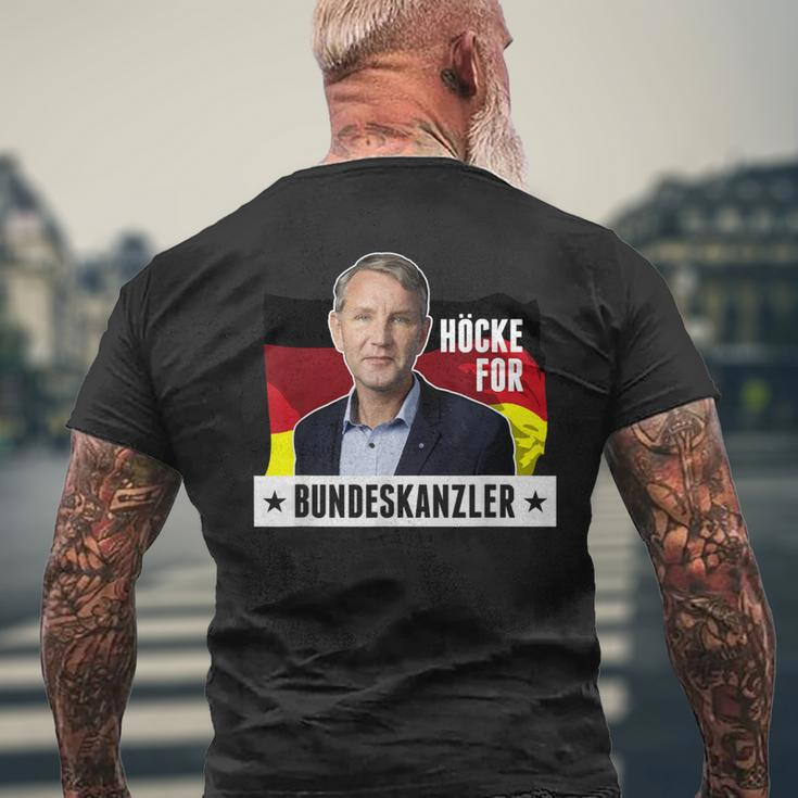 Afd Höcke For Bundeskanzler Pro Afd Björn Höcke Politics T-Shirt mit Rückendruck Geschenke für alte Männer