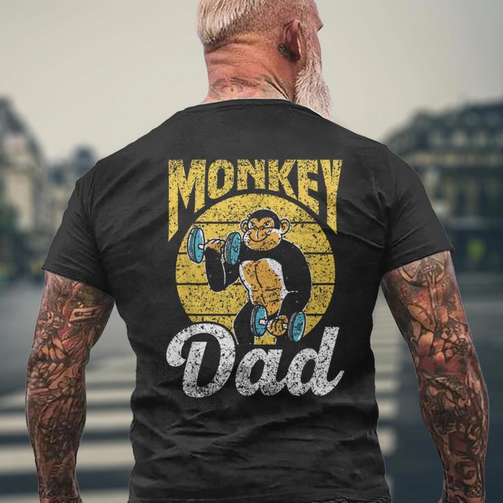 Affe Papa Tier Affen Spruch Liebhaberater Papa Papa T-Shirt mit Rückendruck Geschenke für alte Männer