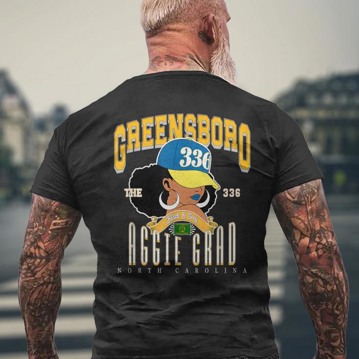 Aggie Grad Hbcu Alumni Pride 336 Greensboro Nc Men's T-shirt Back Print Gifts for Old Men