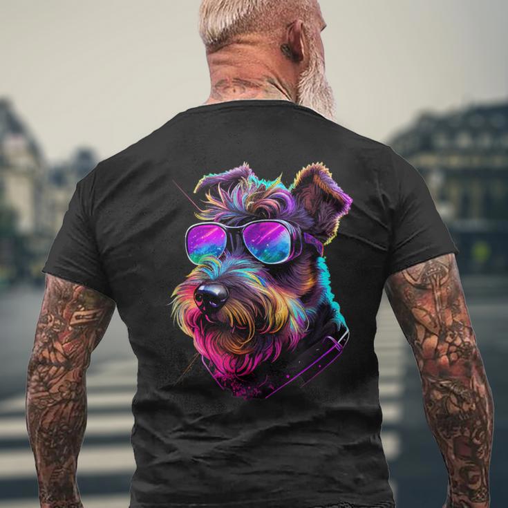 Airedale Terrier Dogs Airedale Terrier T-Shirt mit Rückendruck Geschenke für alte Männer