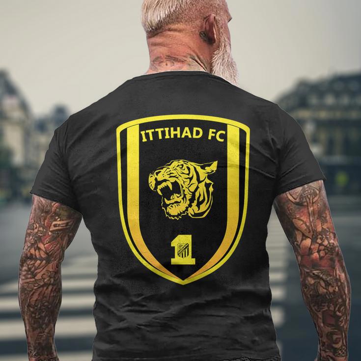 Al Ittihad Club Supporter Fan Jeddah Saudi Arabia Men's T-shirt Back Print Gifts for Old Men