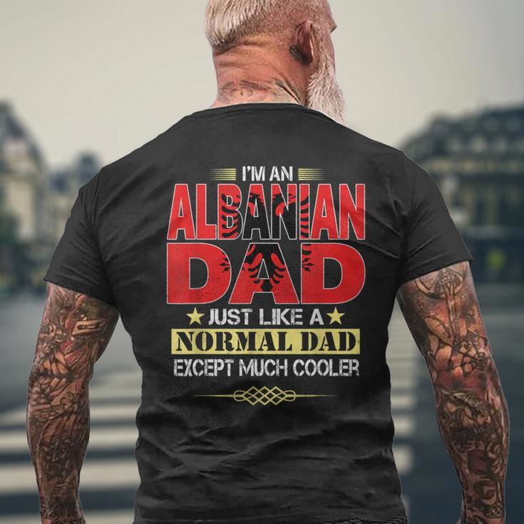 Albanian Dad Father's Day Men's T-shirt Back Print Gifts for Old Men