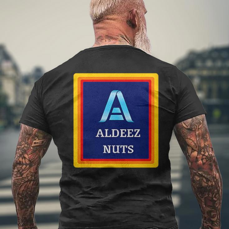 Aldeez Nuts Meme Deez Nuts Corner Logo Men's T-shirt Back Print Gifts for Old Men