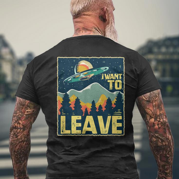 Alien & Ufo For An Alien Lover T-Shirt mit Rückendruck Geschenke für alte Männer