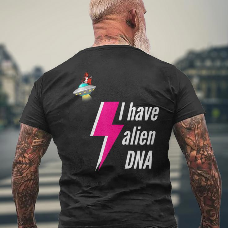 I Have Alien Dna Demon Ufo Sci-Fi Galaxy Men's T-shirt Back Print Gifts for Old Men