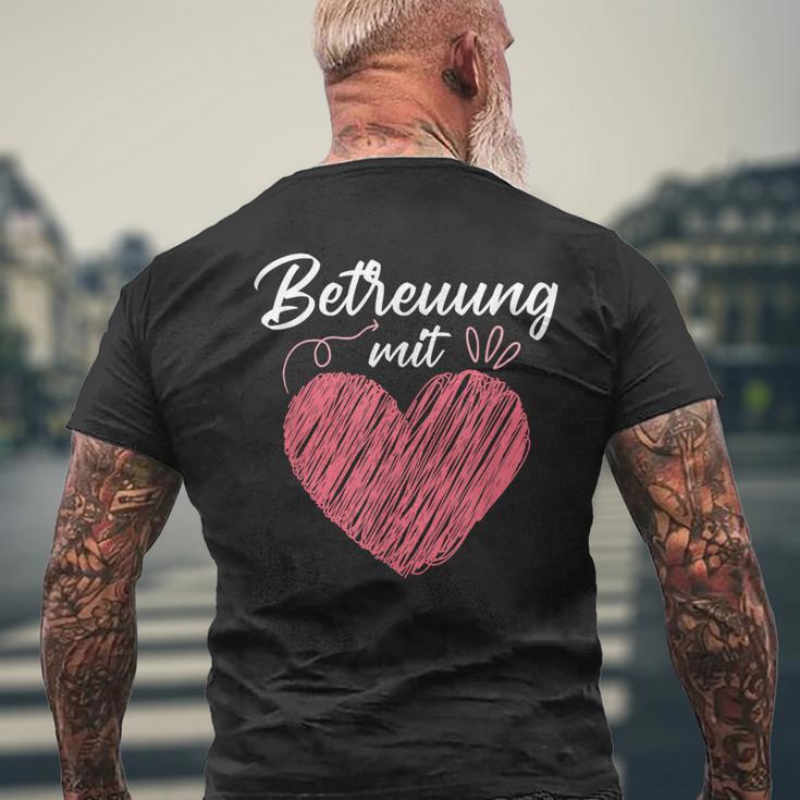 Altenheim Bare Mit Herz German Language T-Shirt mit Rückendruck Geschenke für alte Männer