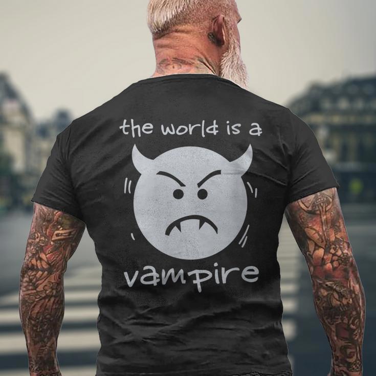 Alternative The World Is A Vampire Pumpkins 90S Grunge Rock Men's T-shirt Back Print Gifts for Old Men