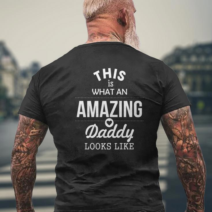 This Is What An Amazing Daddy Mens Back Print T-shirt Gifts for Old Men