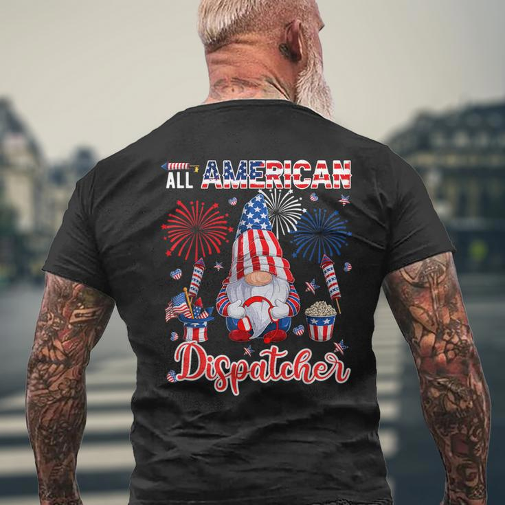 All American Costume Dispatcher 4Th Of July Job Team Men's T-shirt Back Print Gifts for Old Men
