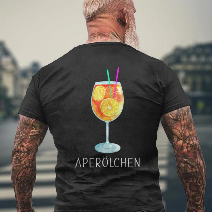 Aperölchen Spritz Summer Drink Cocktail Drink S T-Shirt mit Rückendruck Geschenke für alte Männer