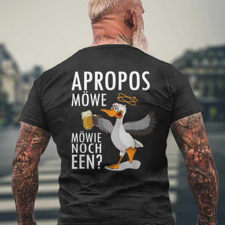 Apropos Seagull Möwie Noch Een Sabbel Nich Dat Geit Norden S T-Shirt mit Rückendruck Geschenke für alte Männer