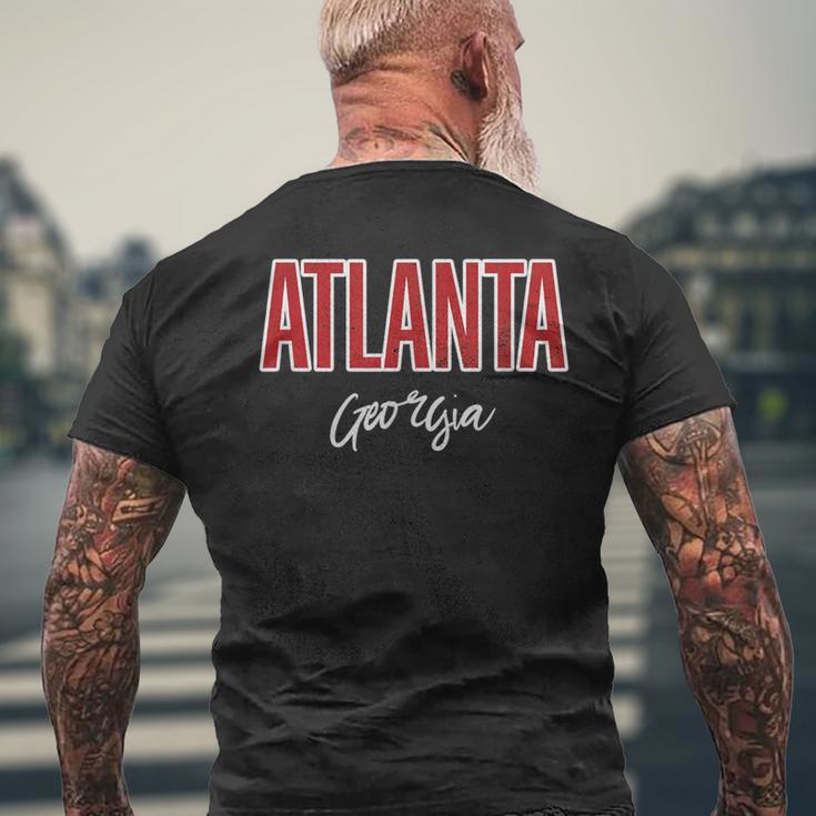 Atlanta Georgia States Usa Atlanta City Men's T-shirt Back Print Gifts for Old Men