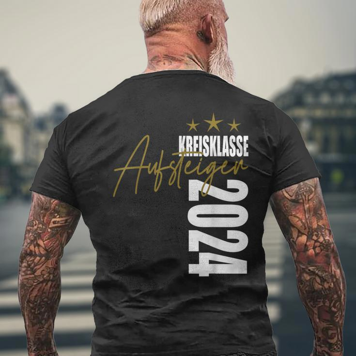 Aufsteiger Kreisklasse 2024 Aufstieg Liga Motive Fun T-Shirt mit Rückendruck Geschenke für alte Männer