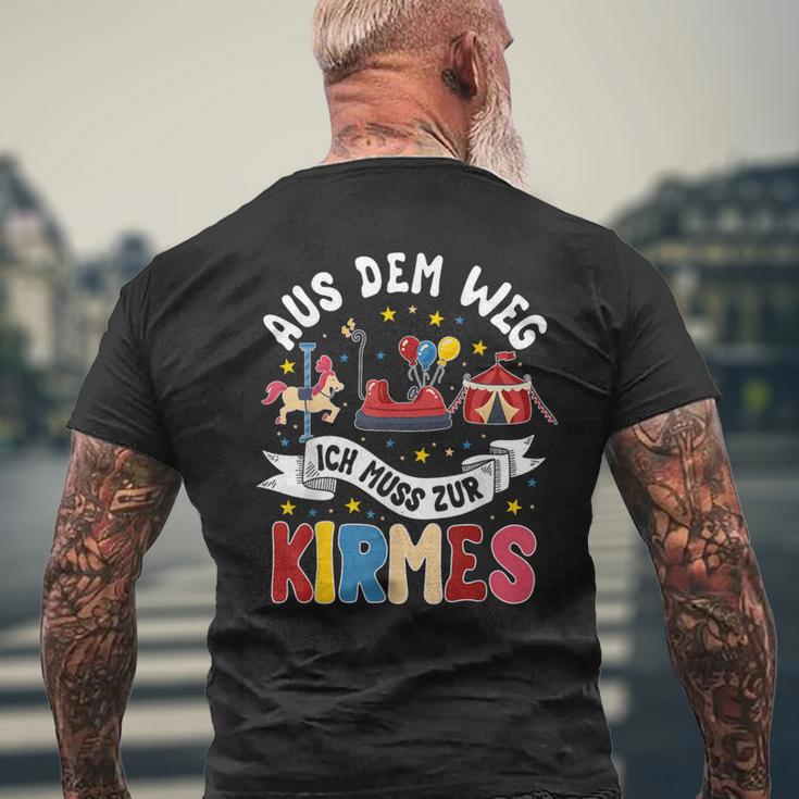 Aus Dem Weg Ich Muss Zur Kirmes S T-Shirt mit Rückendruck Geschenke für alte Männer