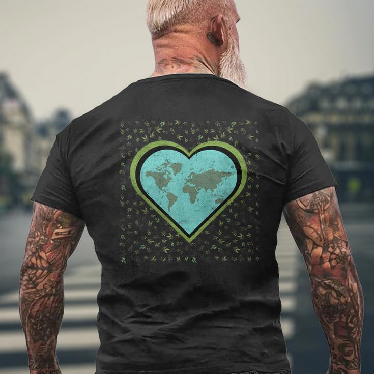 Awareness Earth Day 2024 Save Planet Environment Vintage Men's T-shirt Back Print Gifts for Old Men