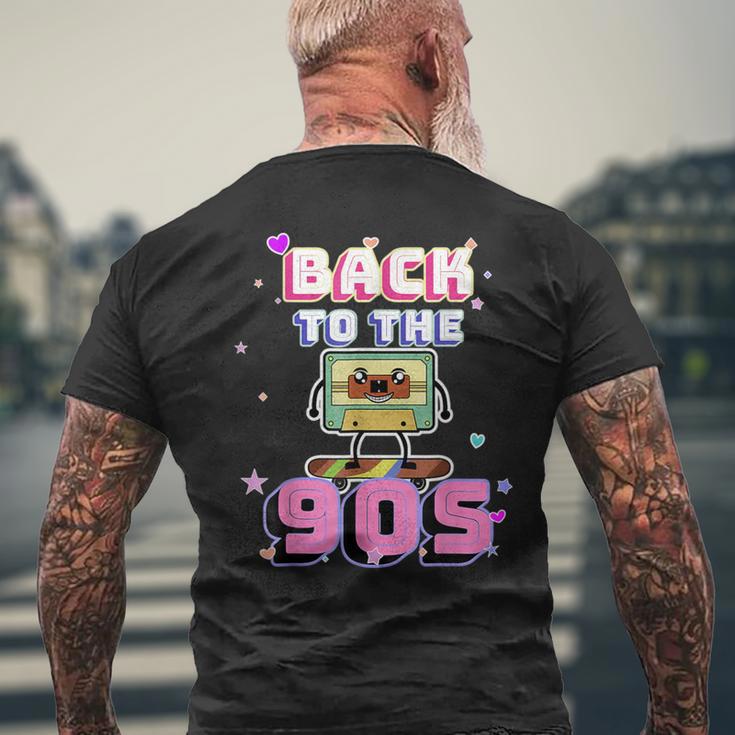 Back To The 90S 90Er Jahre Kleidung Kostüm Outfit S T-Shirt mit Rückendruck Geschenke für alte Männer