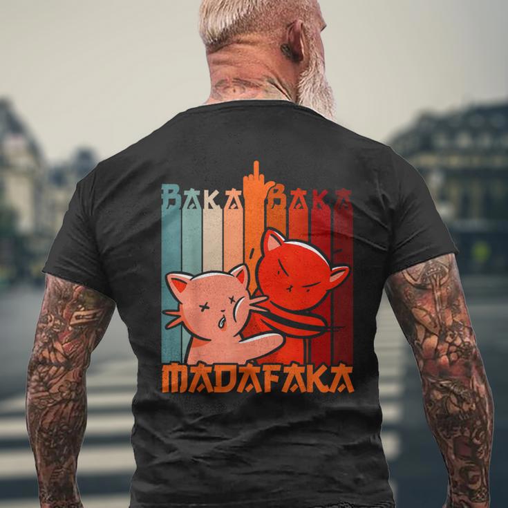 Baka Baka Madafaka Kawaii Manga & Anime Merch T-Shirt mit Rückendruck Geschenke für alte Männer