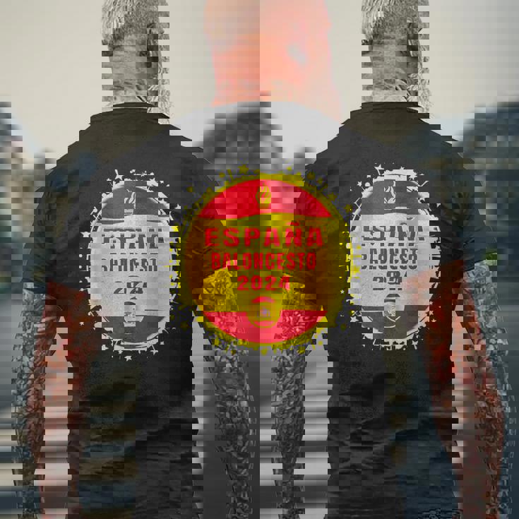 Baloncesto España 2024 Juegos Deerano España 2024 Juegos Camiseta Hombre Estampado Espalda Regalos para ancianos