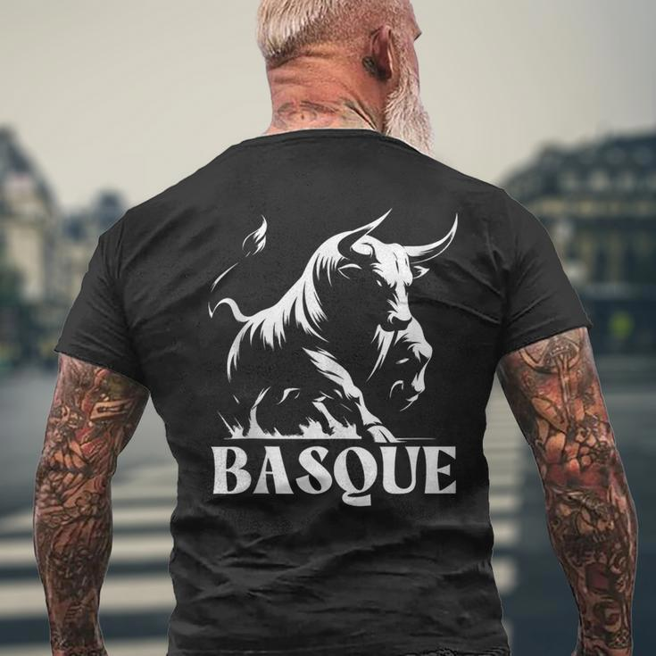 Basque Running Of The Bulls Basque Country Basque Men's T-shirt Back Print Gifts for Old Men