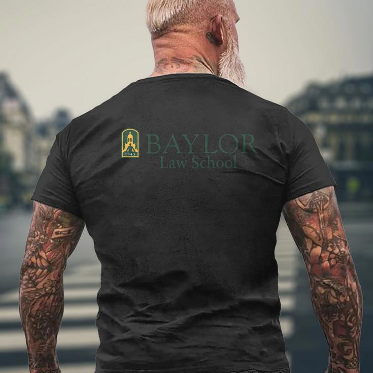 Baylor Law School Mens Back Print T-shirt Gifts for Old Men