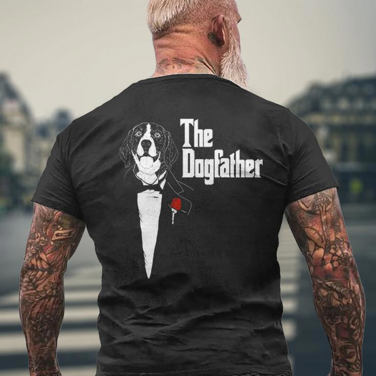 Beagle Dad The Dogfather Beagle Beagle Lover Men's T-shirt Back Print Gifts for Old Men