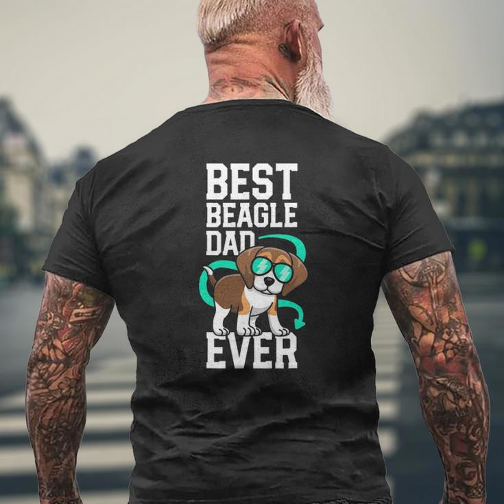Beagle Ts For Men Love My Beagle Dog Father Mens Back Print T-shirt Gifts for Old Men