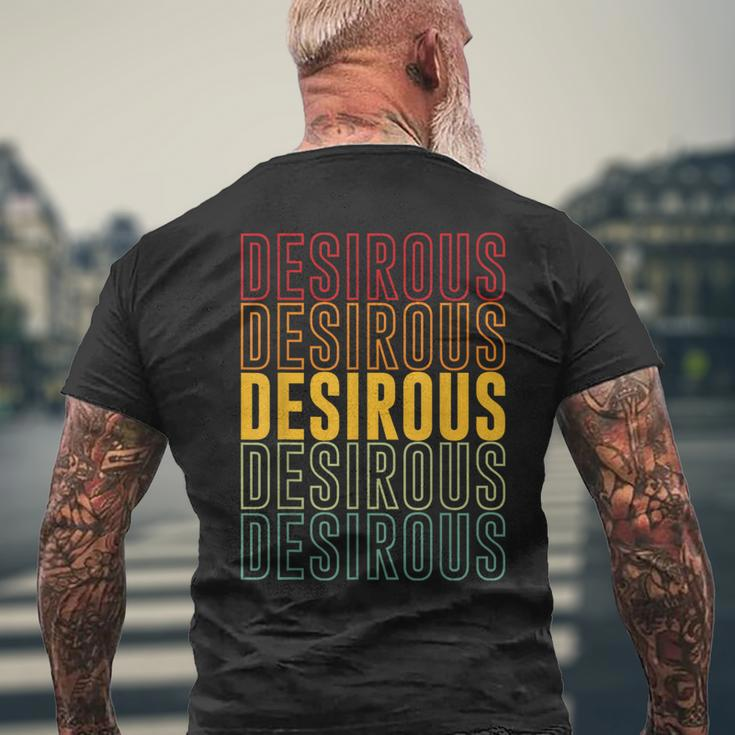 Begieriger Stolz Begierig T-Shirt mit Rückendruck Geschenke für alte Männer