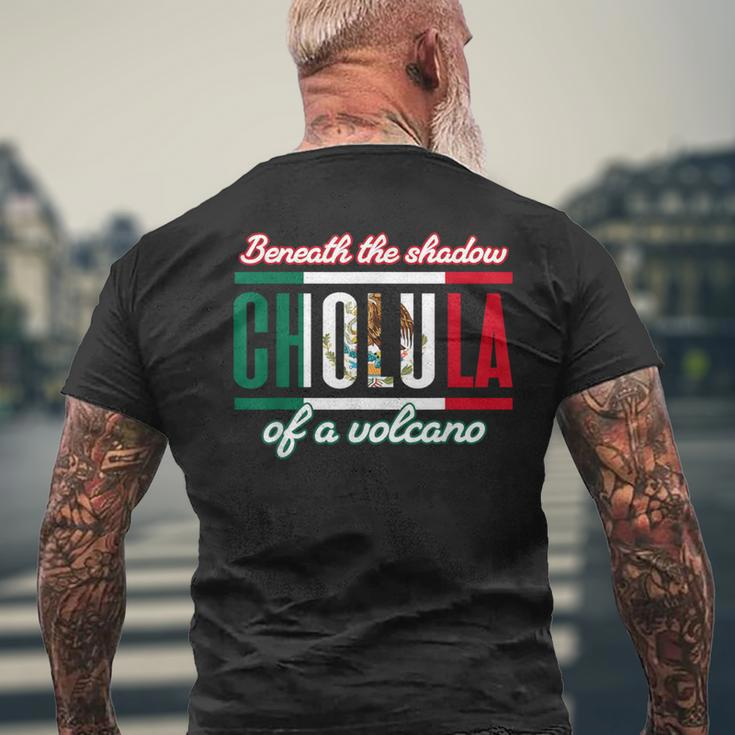 Beneath The Shadow Of A Volcano Men's T-shirt Back Print Gifts for Old Men