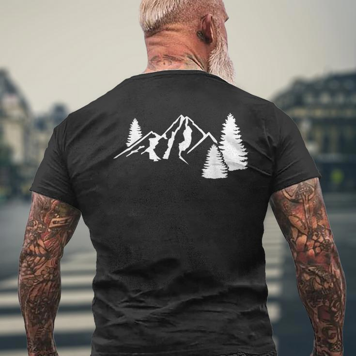 Berge Vintage T-Shirt mit Rückendruck Geschenke für alte Männer