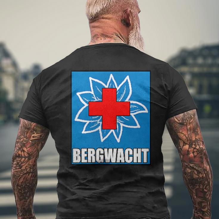 Bergretter Bergwacht Alpine Clothing T-Shirt mit Rückendruck Geschenke für alte Männer
