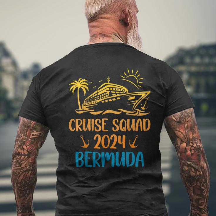 Bermuda Cruise Squad 2024 Family Holiday Matching Men's T-shirt Back Print Gifts for Old Men
