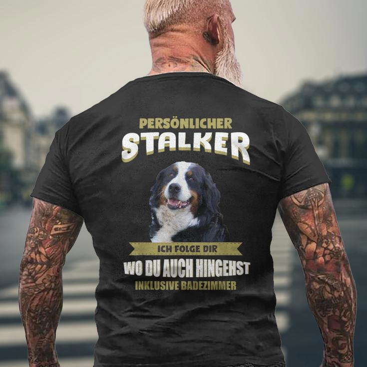Berner Sennenhund Hund Berner Sennenhund T-Shirt mit Rückendruck Geschenke für alte Männer