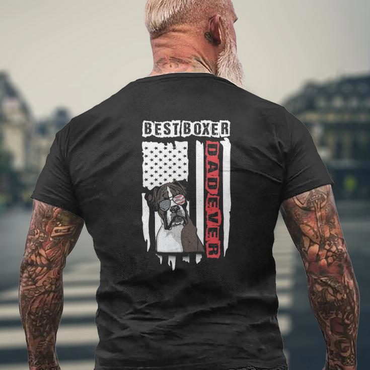 Best Boxer Dad Everdog Lover Fathers Day Mens Back Print T-shirt Gifts for Old Men