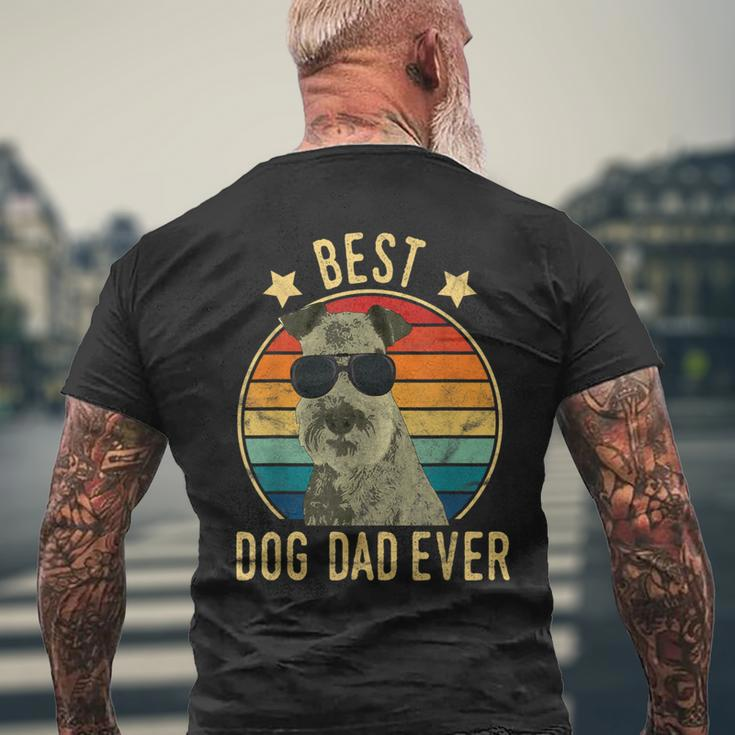Best Dog Dad Ever Lakeland Terrier Father's Day Men's T-shirt Back Print Gifts for Old Men