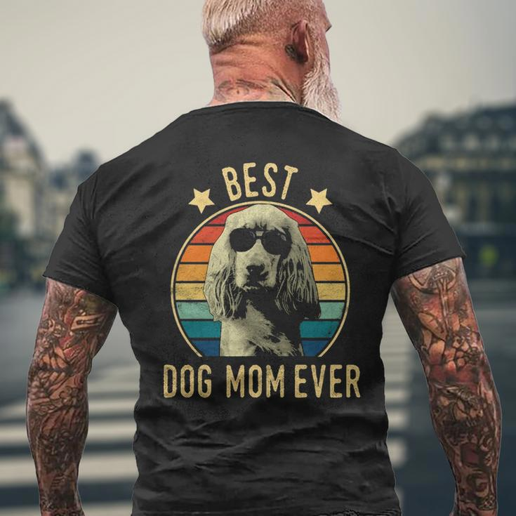 Best Dog Mom Ever English Cocker Spaniel Mother's Day Men's T-shirt Back Print Gifts for Old Men