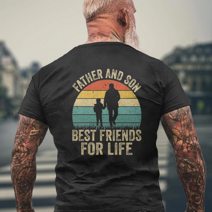 Best Friends For Life Dad Mens Back Print T-shirt Gifts for Old Men
