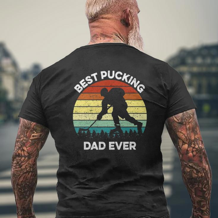 Best Pucking Dad Ever Father's Day Mens Back Print T-shirt Gifts for Old Men