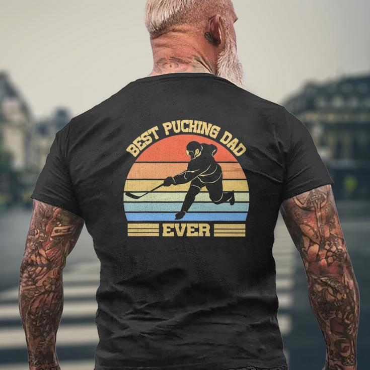 Best Pucking Dad Vintage Retro Fathers Day Dads Mens Back Print T-shirt Gifts for Old Men