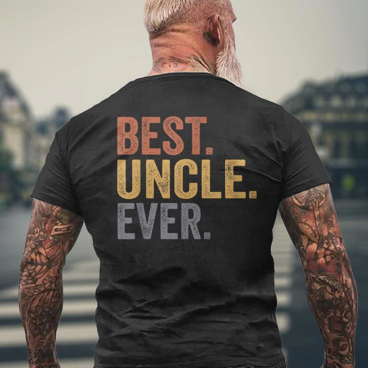 Best Uncle Ever From Niece Uncle Father's Day Men's T-shirt Back Print Gifts for Old Men