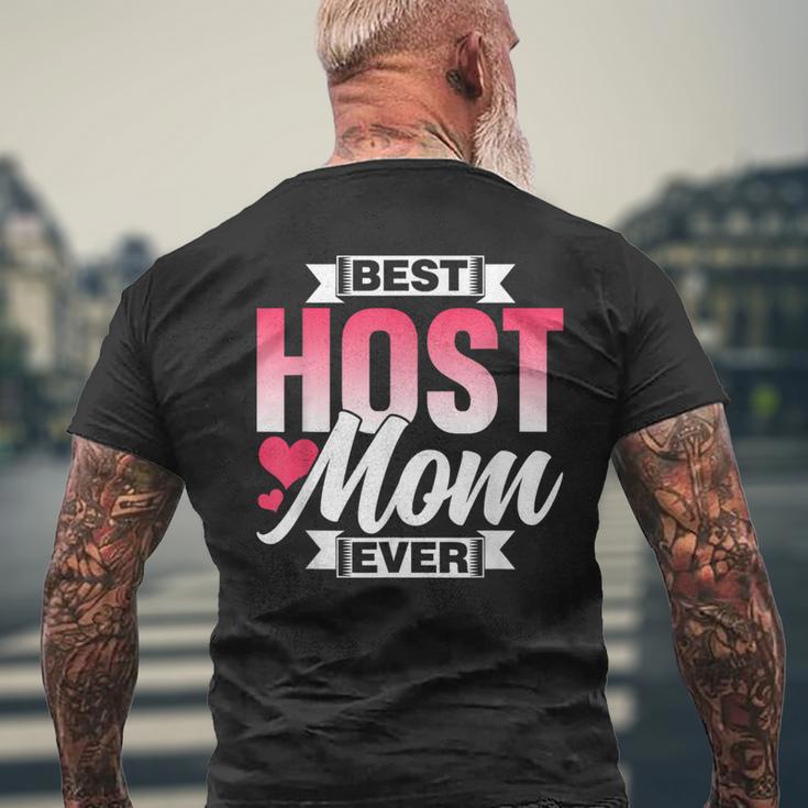 Beste Gastmutter Aller Zeit T-Shirt mit Rückendruck Geschenke für alte Männer