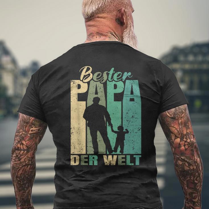 Bester Papa Der Welt 1 Child Husband Papa T-Shirt mit Rückendruck Geschenke für alte Männer