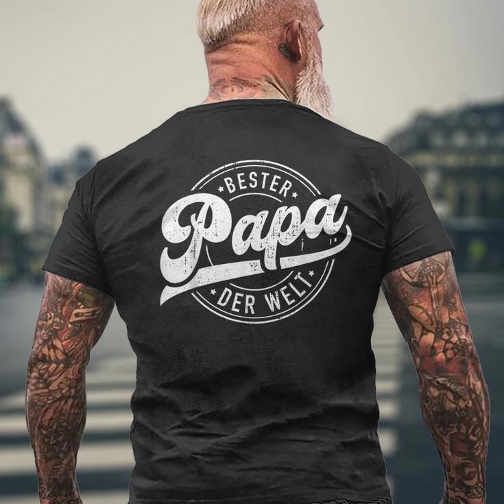 Bester Papa Der Welt Fürater Zumatertag Oder Geburtstag T-Shirt mit Rückendruck Geschenke für alte Männer