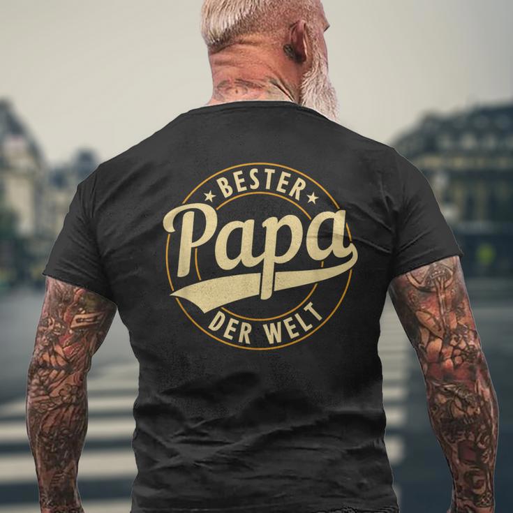 Bester Papa Der Weltatertag Geschenk T-Shirt mit Rückendruck Geschenke für alte Männer