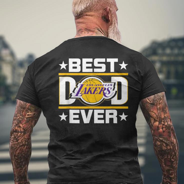 Bestlakersdad Ever Fathers Day For Men Men's T-shirt Back Print Gifts for Old Men