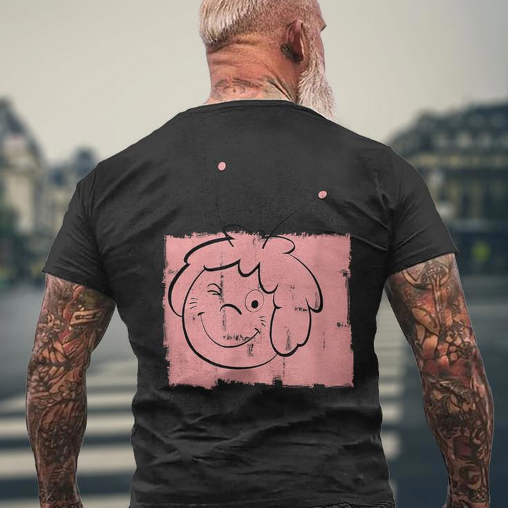 Biene Maja Retro Maja Pink & Wink T-Shirt mit Rückendruck Geschenke für alte Männer
