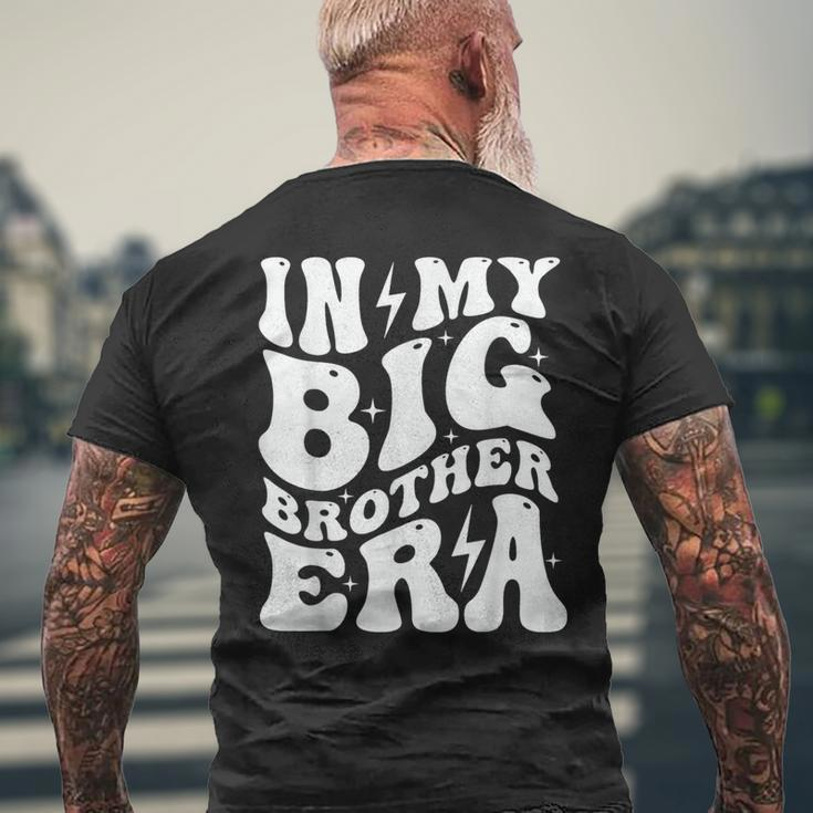 In My Big Brother Era Pregnancy Announcement For Brother Men's T-shirt Back Print Gifts for Old Men