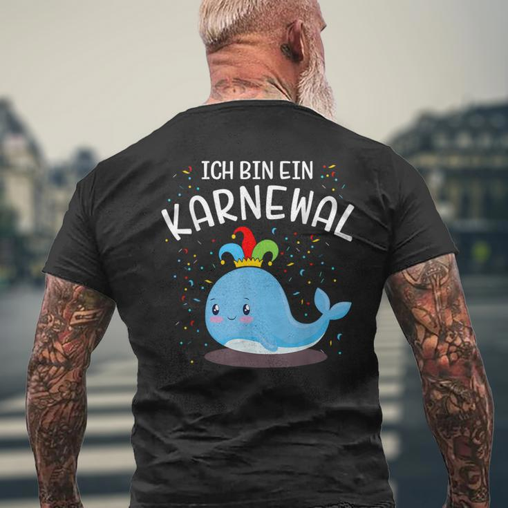 With Bin Ein Karnewal Mit Whale Costume For Carnival T-Shirt mit Rückendruck Geschenke für alte Männer
