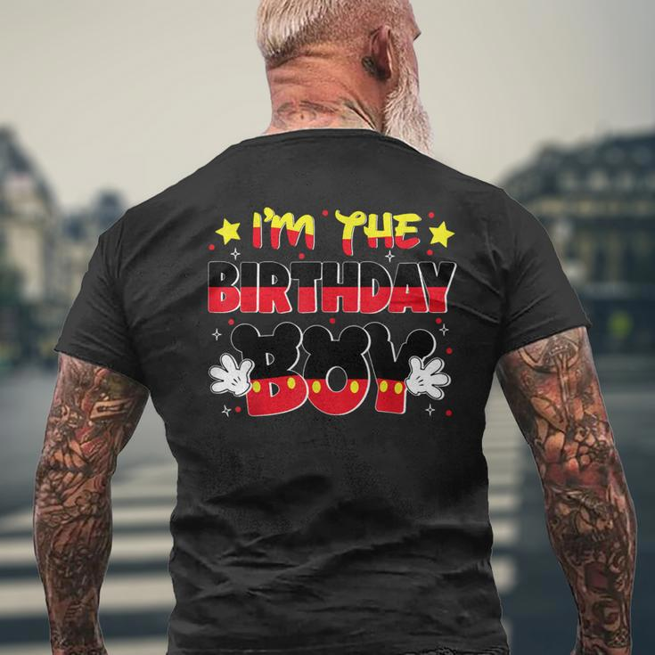 Im The Birthday Boy Mouse Family Matching Men's T-shirt Back Print Gifts for Old Men